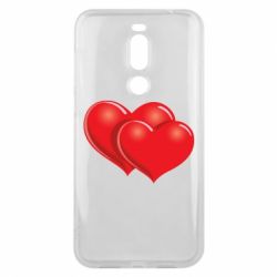 Чехол для Meizu X8 Два сердца - PrintSalon