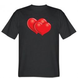 Мужская футболка Stedman Два сердца - PrintSalon