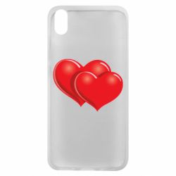 Чехол для Xiaomi Redmi 7A Два сердца - PrintSalon