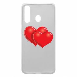 Чехол для Samsung A60 Два сердца - PrintSalon