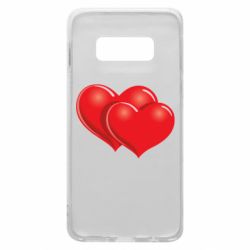 Чехол для Samsung S10e Два сердца - PrintSalon