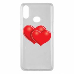 Чехол для Samsung A10s Два сердца - PrintSalon