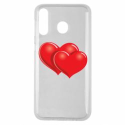 Чехол для Samsung M30 Два сердца - PrintSalon