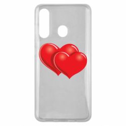 Чехол для Samsung M40 Два сердца - PrintSalon