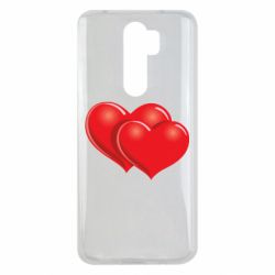 Чехол для Xiaomi Redmi Note 8 Pro Два сердца - PrintSalon