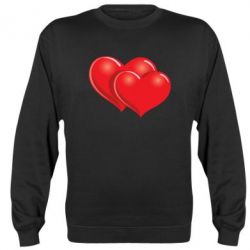 Cвитшот Два сердца - PrintSalon