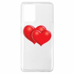 Чехол для Oppo A74 4G Два сердца - PrintSalon