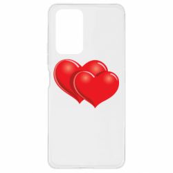 Чехол для Xiaomi Redmi Note 10 Pro Два сердца - PrintSalon