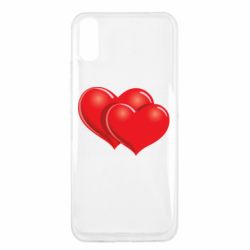 Чехол для Xiaomi Redmi 9a Два сердца - PrintSalon