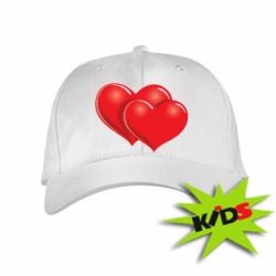 Детская кепка Два сердца - PrintSalon