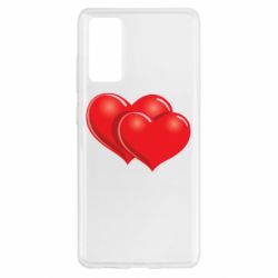 Чехол для Samsung S20 FE Два сердца - PrintSalon
