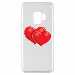 Чехол для Samsung S9 Два сердца - PrintSalon