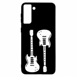 Чохол для Samsung S21 Ultra Дві гітари-PrintSalon Чохол для Samsung S21 Ultra Дві гітари