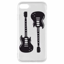 Чехол для iPhone 8 Две гитары - PrintSalon