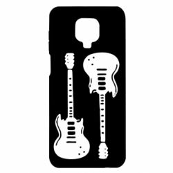 Чохол для Xiaomi Redmi Note 9S / 9Pro / 9Pro Max Дві гітари-PrintSalon Чохол для Xiaomi Redmi Note 9S / 9Pro / 9Pro Max Дві гітари