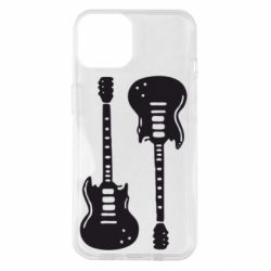 Чехол для iPhone 14 Две гитары - PrintSalon