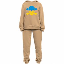 Женский костюм Двокольоровий череп - PrintSalon