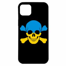 Чехол для iPhone 14 Plus Двокольоровий череп - PrintSalon