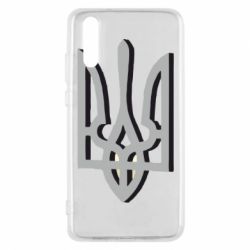 Чохол для Huawei P20 Двокольоровий герб України - PrintSalon