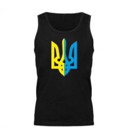 Мужская майка Двокольоровий герб України - PrintSalon