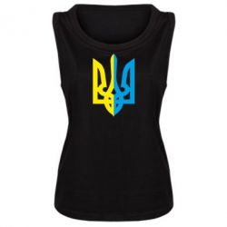 Женская майка Двокольоровий герб України - PrintSalon