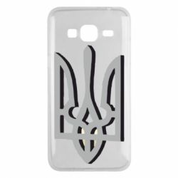 Чохол для Samsung J3 2016 Двокольоровий герб України - PrintSalon