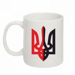 Чашка 320ml Двокольоровий герб України - PrintSalon
