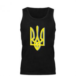 Майка чоловіча Двокольоровий герб України - PrintSalon