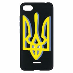 Чохол для Xiaomi Redmi 6A Двокольоровий герб України - PrintSalon