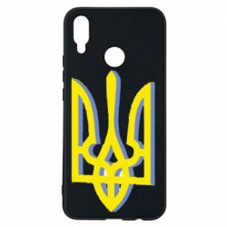 Чохол для Huawei P Smart Plus 2018 Двокольоровий герб України - PrintSalon