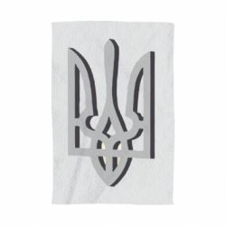 Рушник з принтом Двокольоровий герб України - PrintSalon