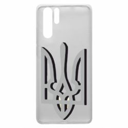 Чохол для Huawei P30 Pro Двокольоровий герб України - PrintSalon