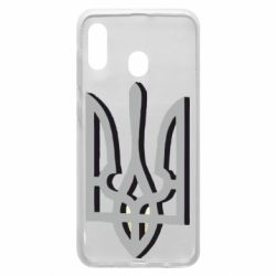 Чохол для Samsung A20 Двокольоровий герб України - PrintSalon