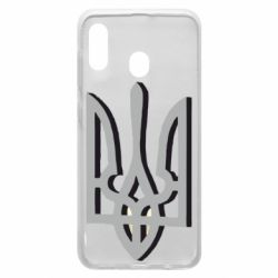 Чохол для Samsung A30 Двокольоровий герб України - PrintSalon