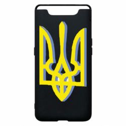 Чохол для Samsung A80 Двокольоровий герб України - PrintSalon