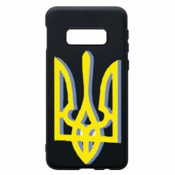 Чохол для Samsung S10e Двокольоровий герб України - PrintSalon