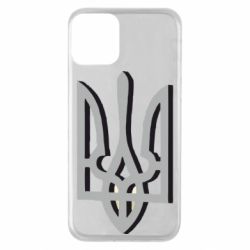 Чохол для iPhone 11 Двокольоровий герб України - PrintSalon