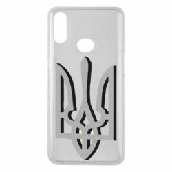 Чохол для Samsung A10s Двокольоровий герб України - PrintSalon