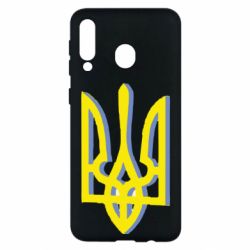 Чохол для Samsung M30 Двокольоровий герб України - PrintSalon