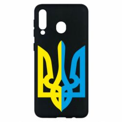 Чехол для Samsung M30 Двокольоровий герб України - PrintSalon