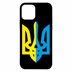 Чехол для iPhone 12 Pro Двокольоровий герб України - PrintSalon
