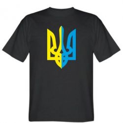 Мужская футболка Stedman Двокольоровий герб України - PrintSalon