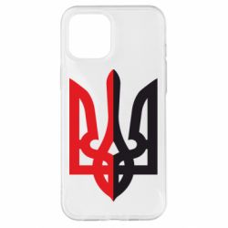 Чехол для iPhone 12 Pro Max Двокольоровий герб України - PrintSalon