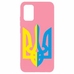 Чехол для Samsung A02s/M02s Двокольоровий герб України - PrintSalon