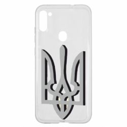 Чохол для Samsung A11 / M11 Двокольоровий герб України - PrintSalon