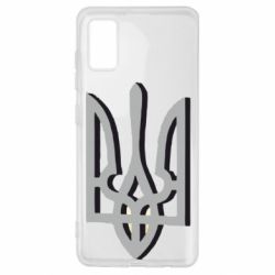 Чохол для Samsung A41 Двокольоровий герб України - PrintSalon