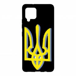 Чохол для Samsung A42 5G Двокольоровий герб України - PrintSalon