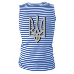 Майка-тільняшка Двокольоровий герб України - PrintSalon