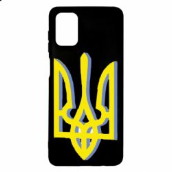 Чохол для Samsung M51 Двокольоровий герб України - PrintSalon