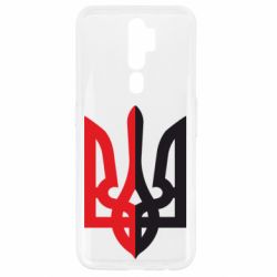 Чехол для Oppo A5/A9 2020 Двокольоровий герб України - PrintSalon